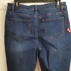sweet embroidered jeans